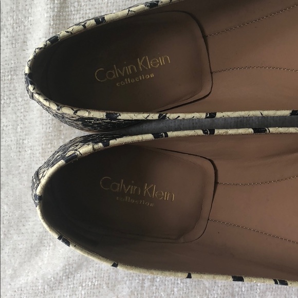 Calvin Klein Collection Python Flats - Picture 4 of 5